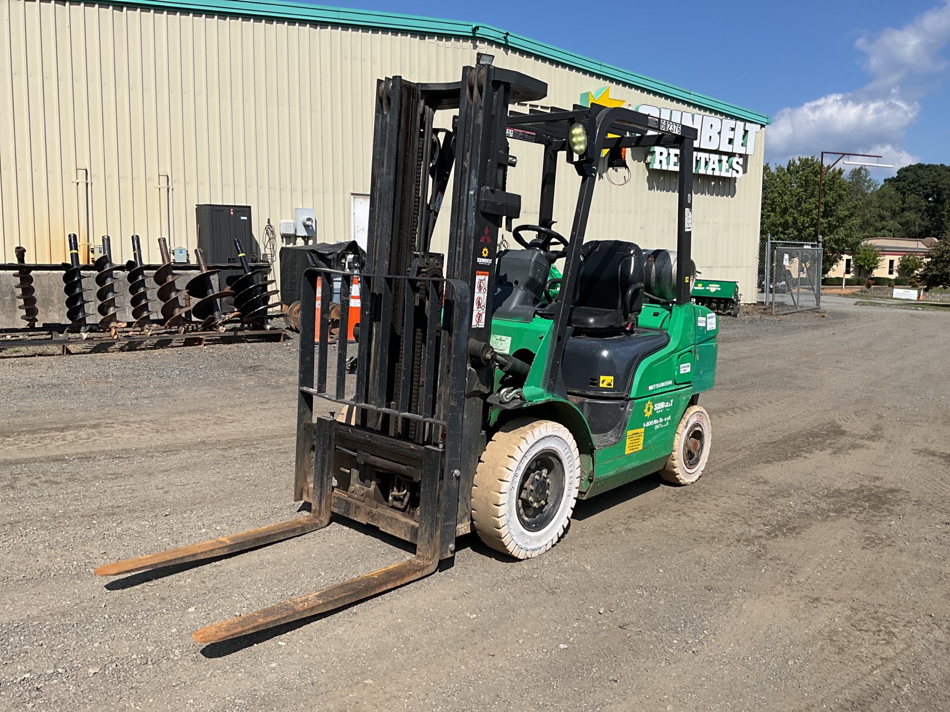 2013 Mitsubishi FG25N 4500 lb Cushion Tire Forklift