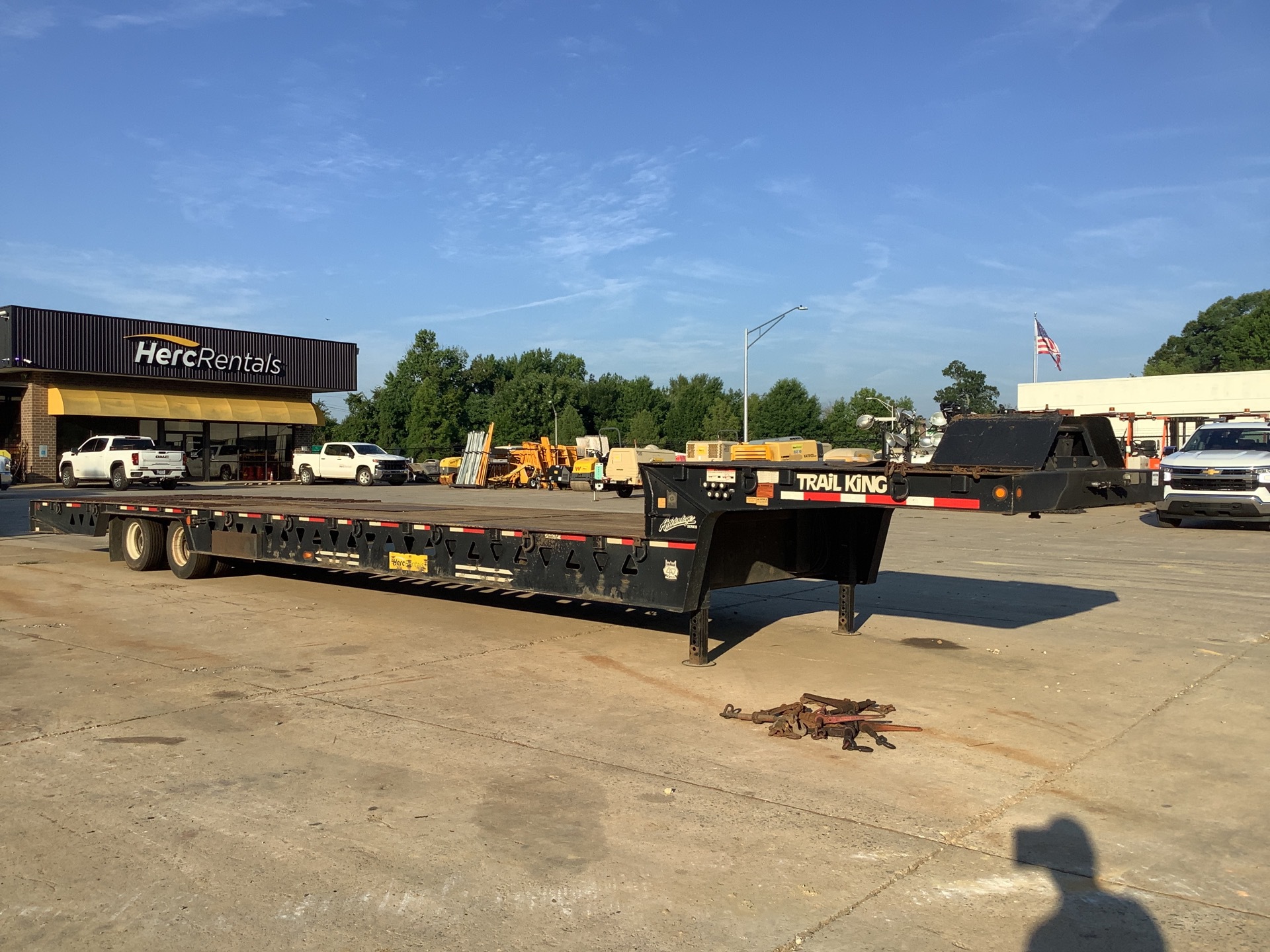 2015 Trail King TK80HT-482 48 ft T/A Hydraulic Tail Trailer