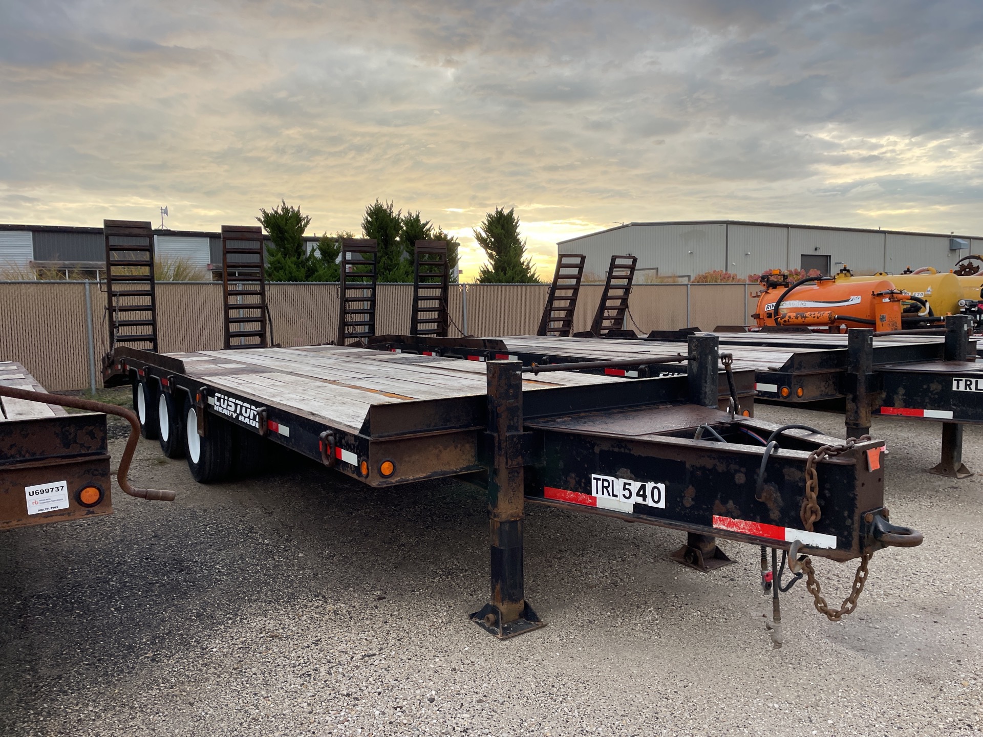 2013 Lucon 30 ft Tri/A Equipment Trailer