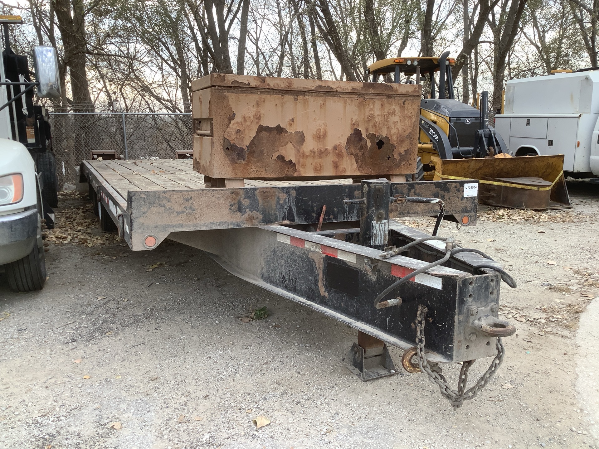 2012 Towmaster T-40 30 ft T/A Equipment Trailer