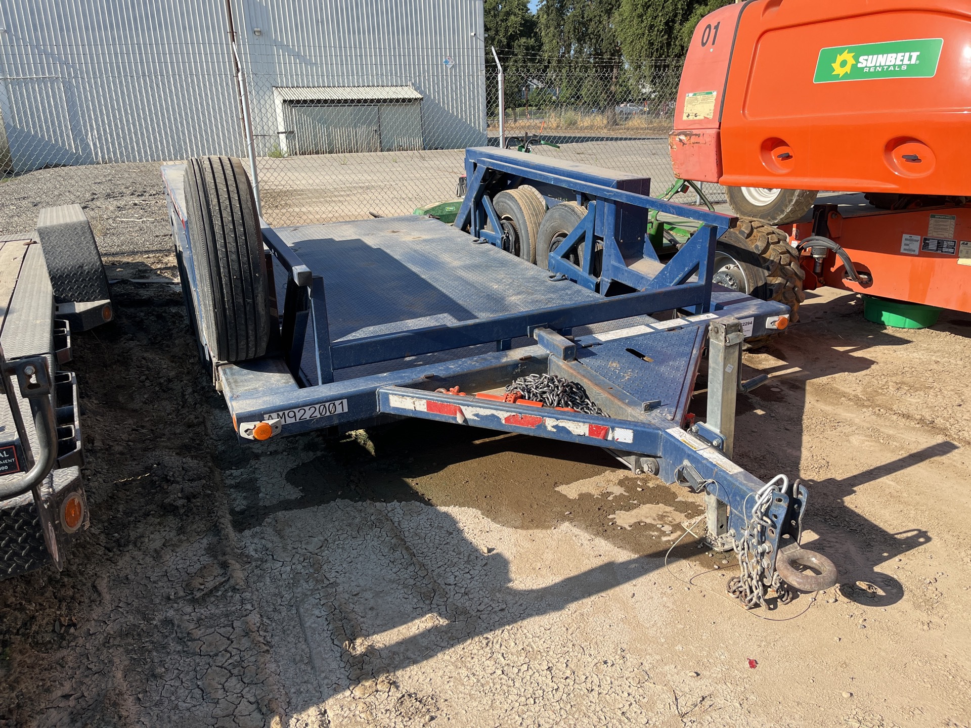 2012 Air-Tow T14-10 14 ft T/A Ground Load Trailer