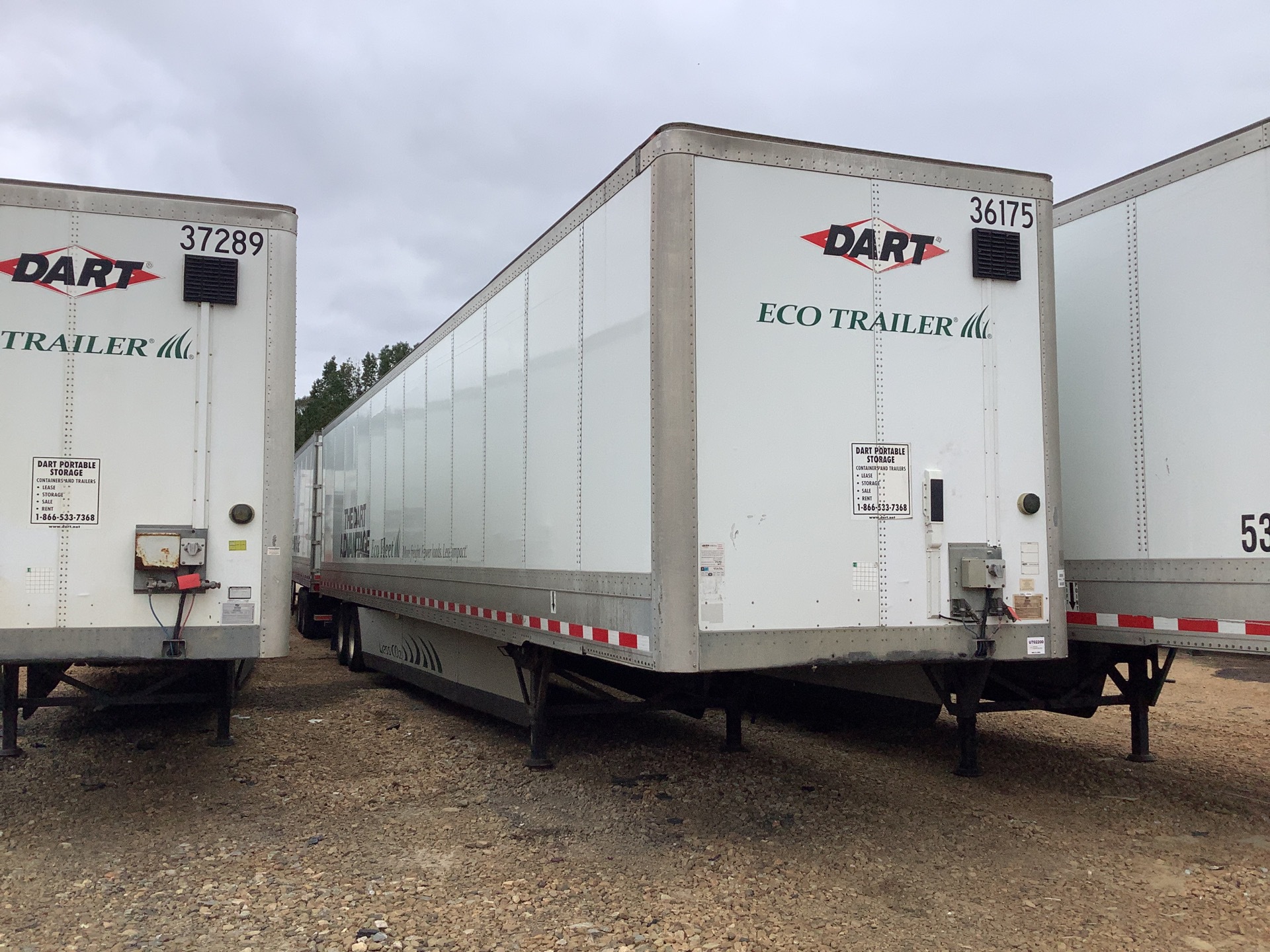 2015 Wabash DVHDHPC 53 ft x 102 in T/A Van Trailer