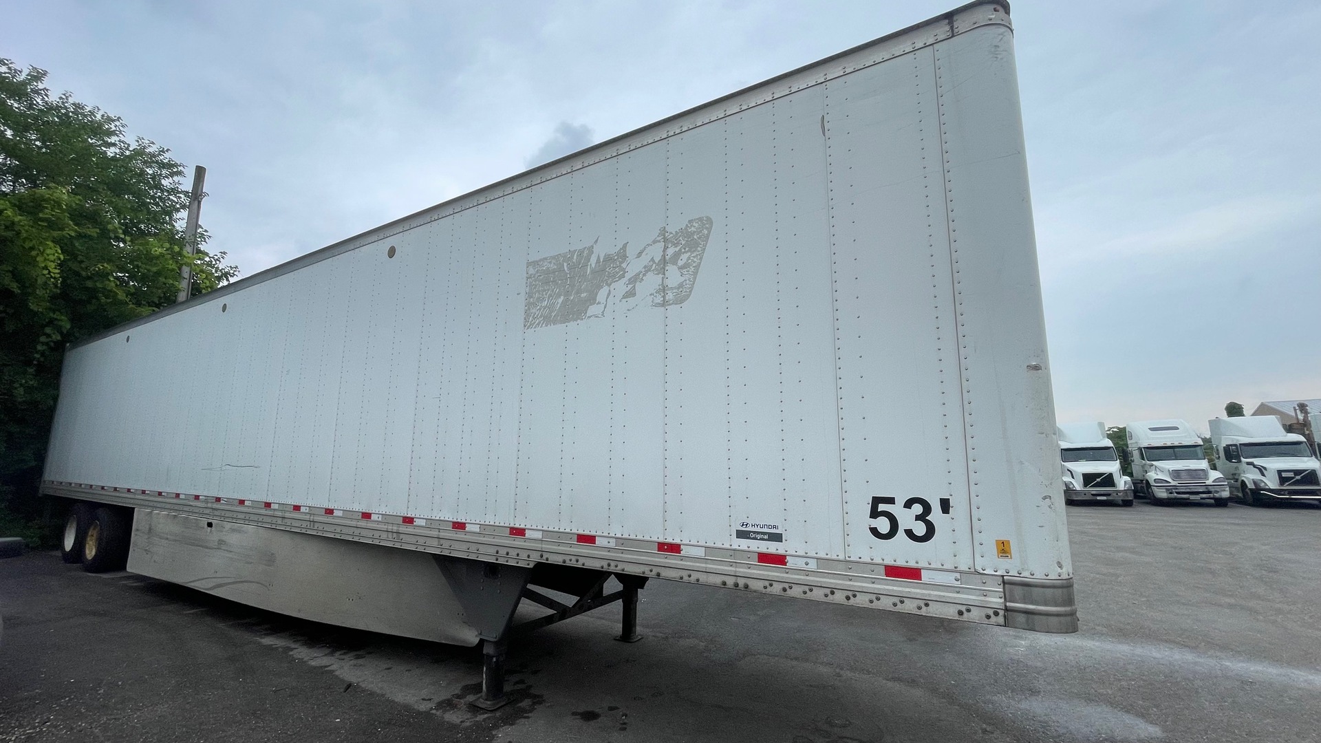 2017 Hyundai V12530152-AJS 53 ft x 96 in T/A Van Trailer