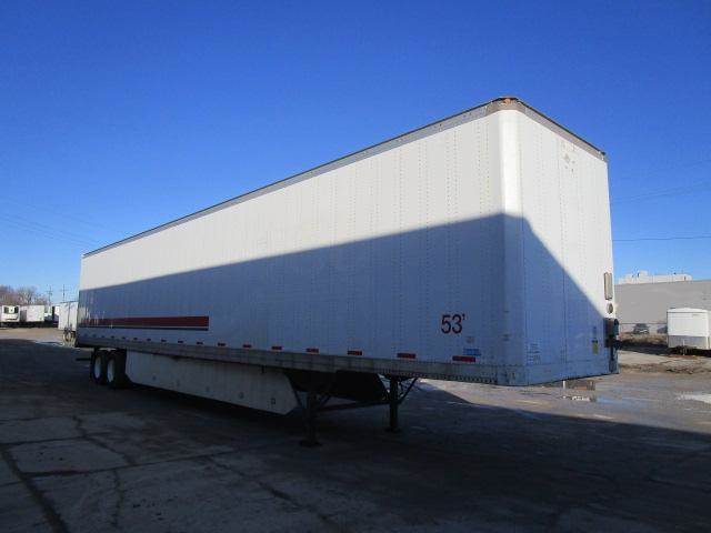 2013 Stoughton 53 ft Dry Van Trailer - Air Ride Tandem Sliding Axle