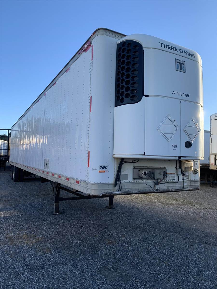2013 Great Dane 53 ft Reefer Trailer - Sliding Axle, Swing Door, Thermo King