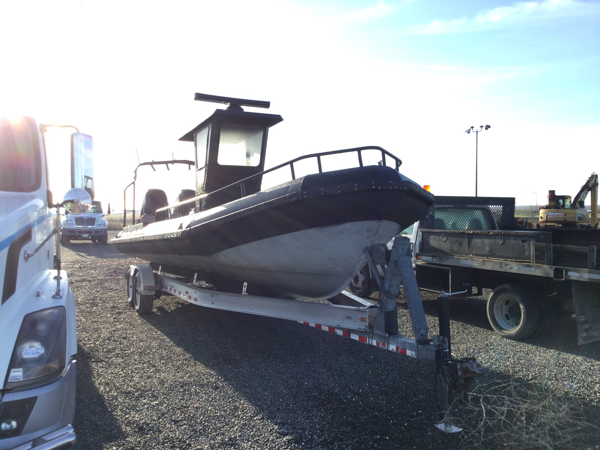 Aluminum Work Boat w/T/A Trailer