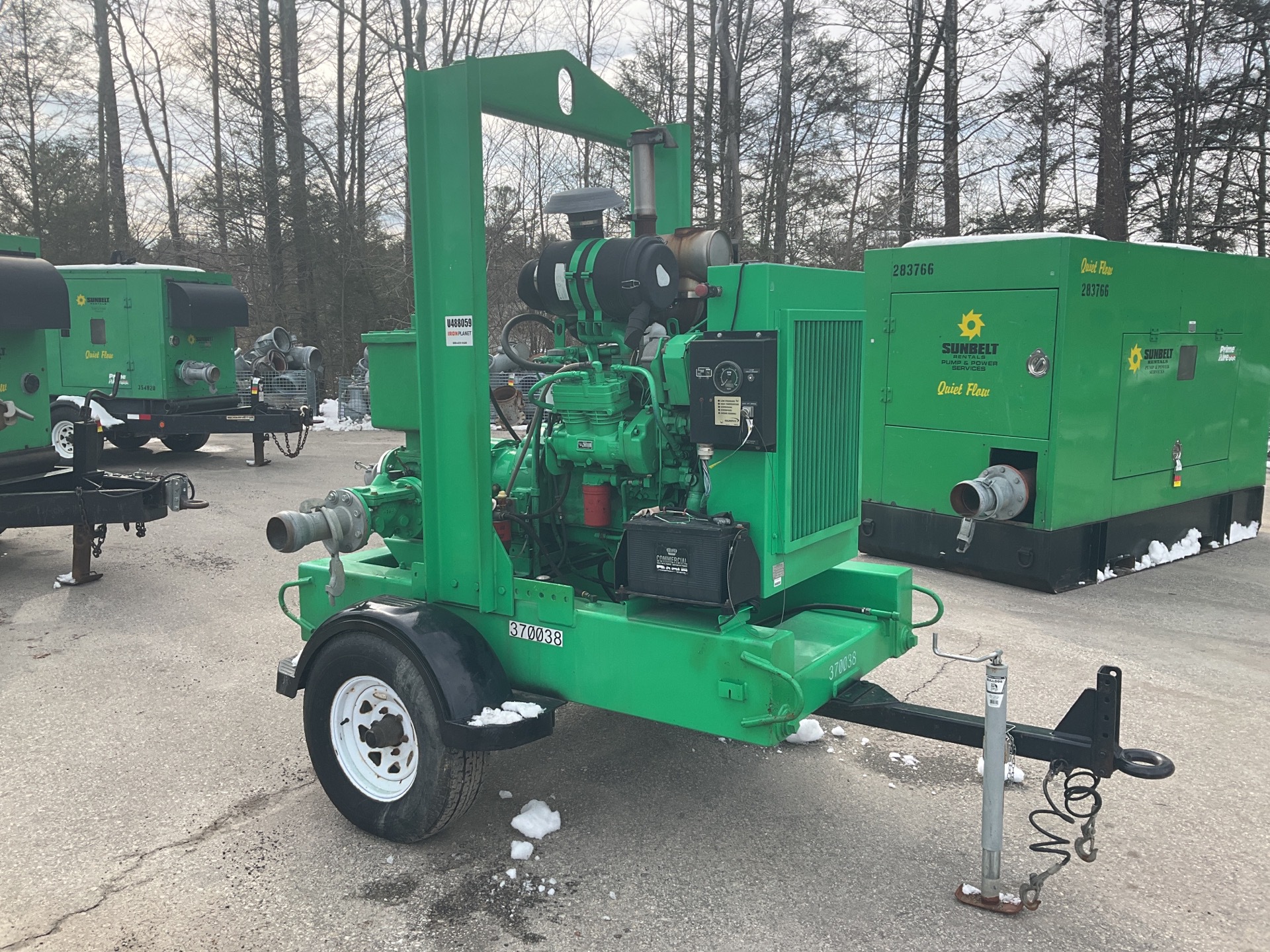 2011 Gorman-Rupp PA4A60-4045T/S1 Trailer-Mounted Water Pump