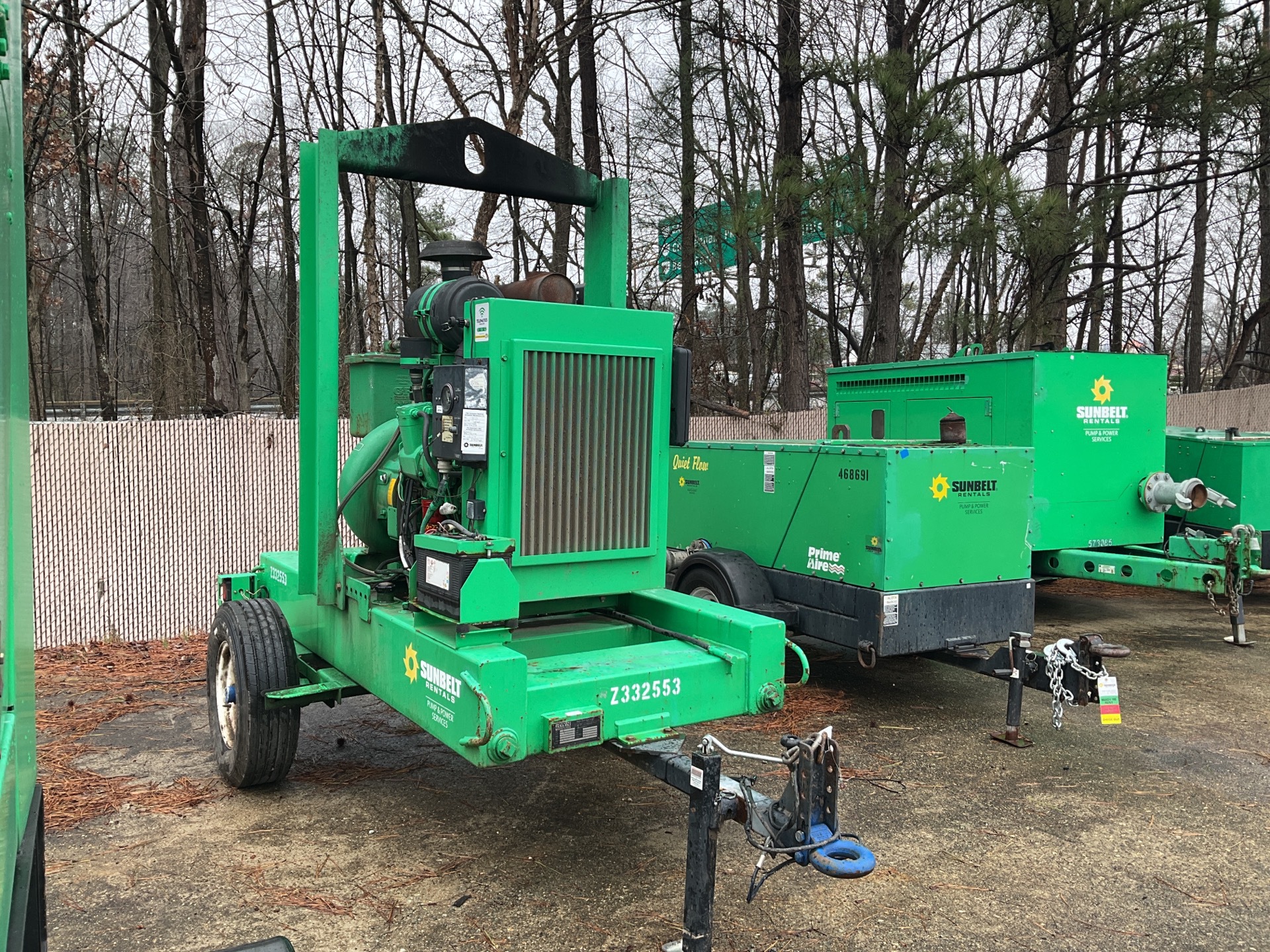 2011 Gorman-Rupp PA6D60-4045D S1 Trailer-Mounted Water Pump