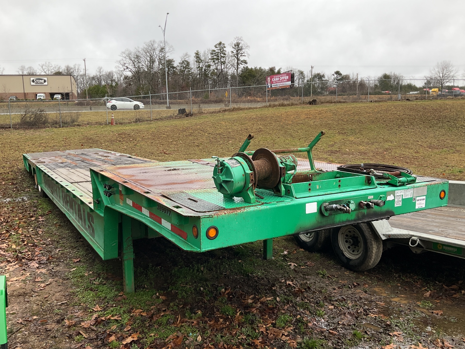 2012 Trail King TK70HT-482 35 ton T/A Hydraulic Tail Trailer