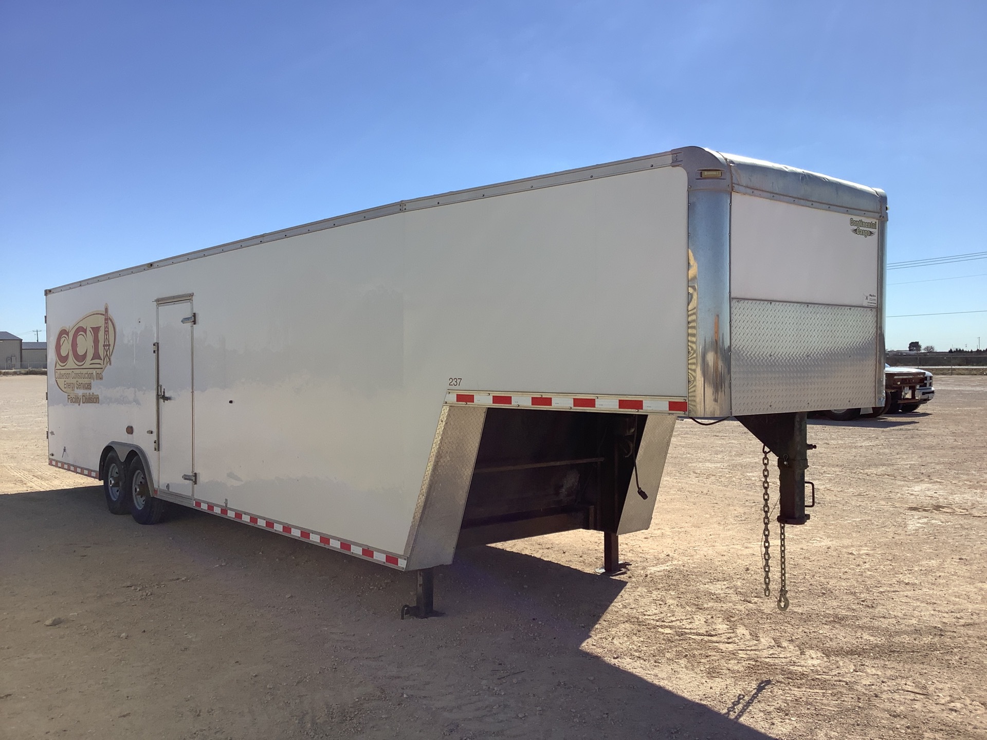 2013 Forest River 28 ft T/A Gooseneck Enclosed Trailer