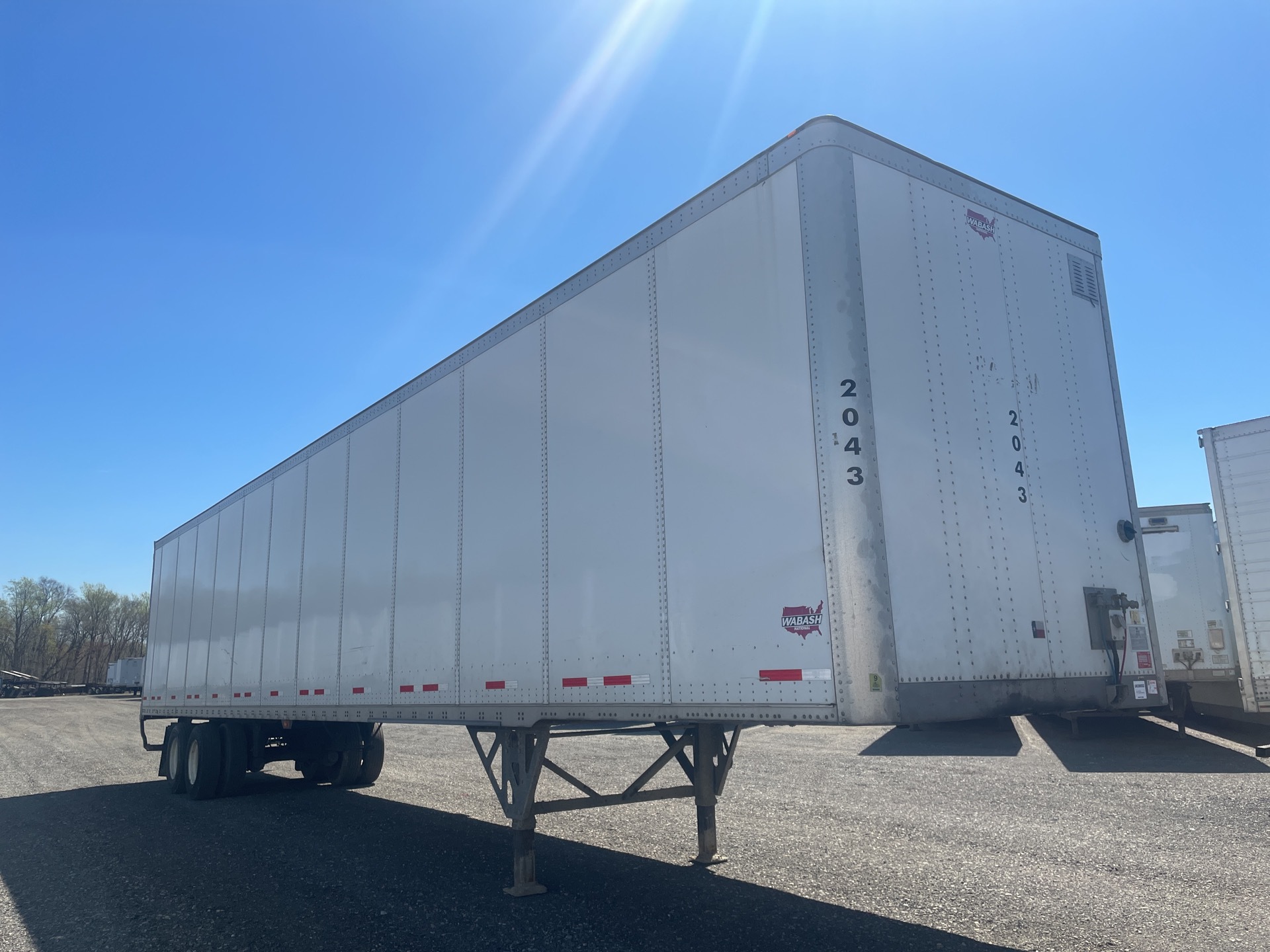 2019 Wabash DVLSHPC 53 ft x 102 in T/A Van Trailer