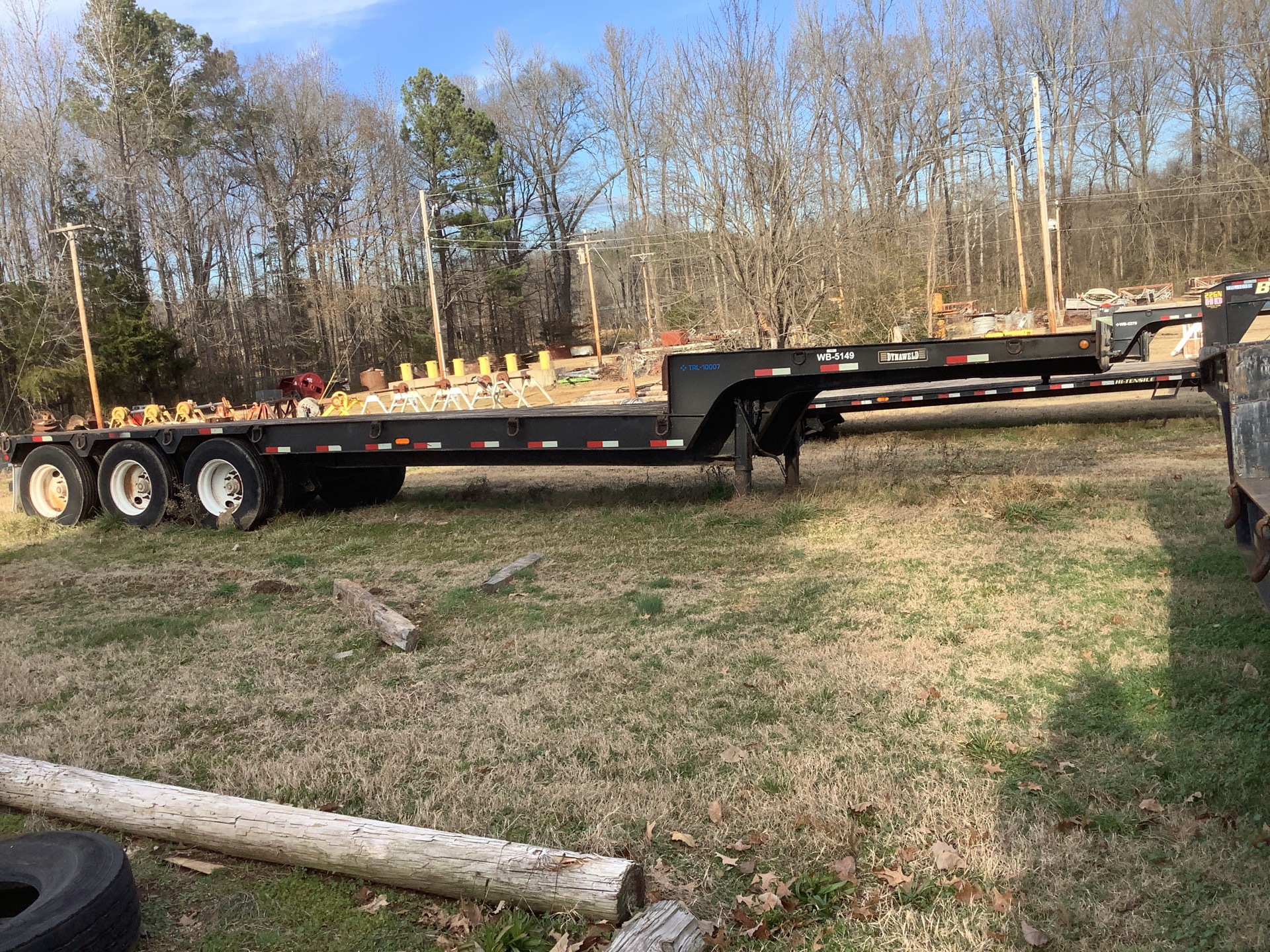 2012 Dynaweld LB52-38 Tri/A Single Drop Step Deck Trailer