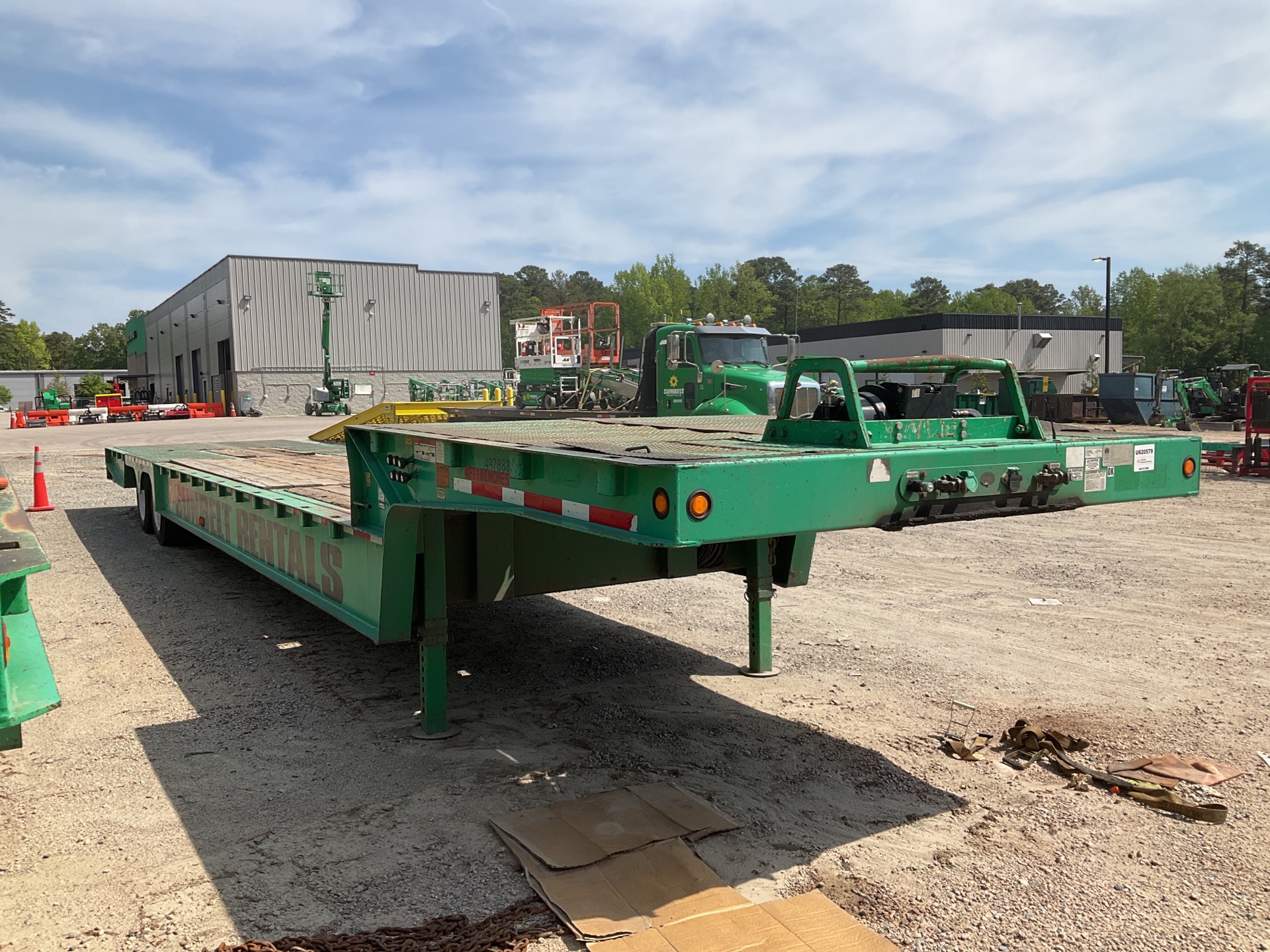 2013 Trail King TK70HT-482 48 ft T/A Hydraulic Tail Trailer