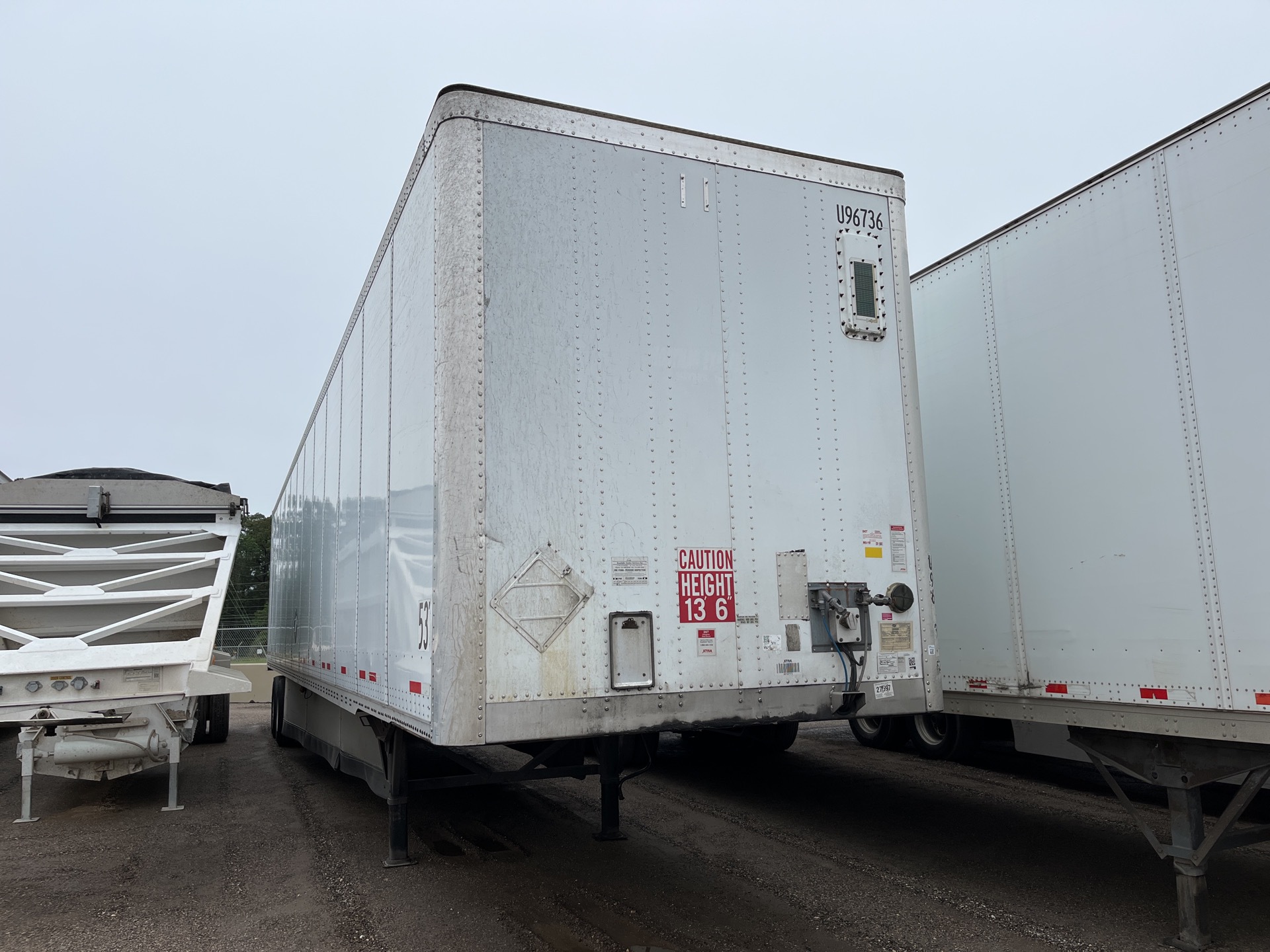 2012 Wabash DVCVHPC 53 ft x 102 in T/A Van Trailer
