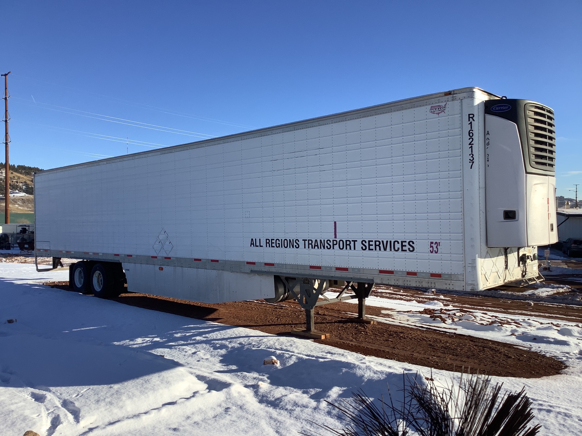 2016 Wabash RFALHSA 53 ft T/A Refrigerated Trailer