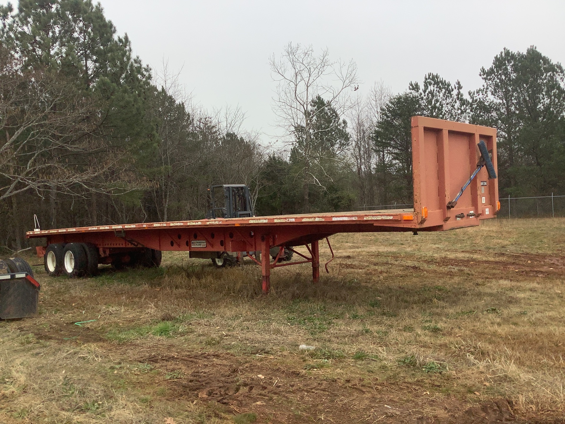 2005 Transcraft TL2000 44 ft 8 in T/A Flatbed Trailer