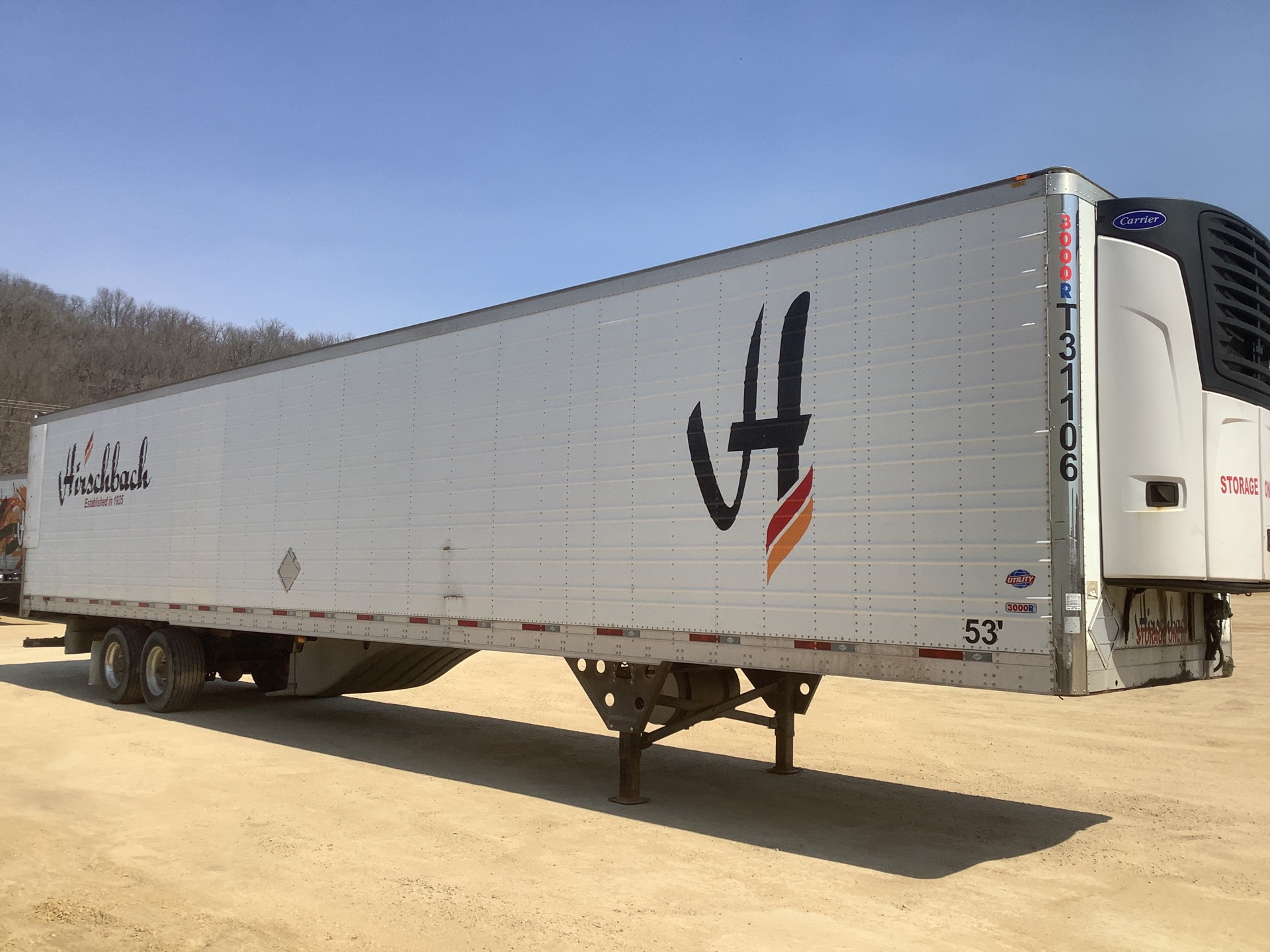 2013 Utility VS2RA 53 ft x 102 in T/A Refrigerated Trailer