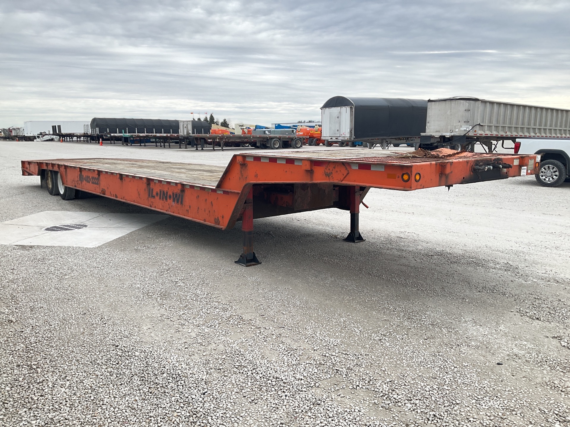 2018 Trail-Eze TE70HT 40000 lb T/A Hydraulic Tail Trailer