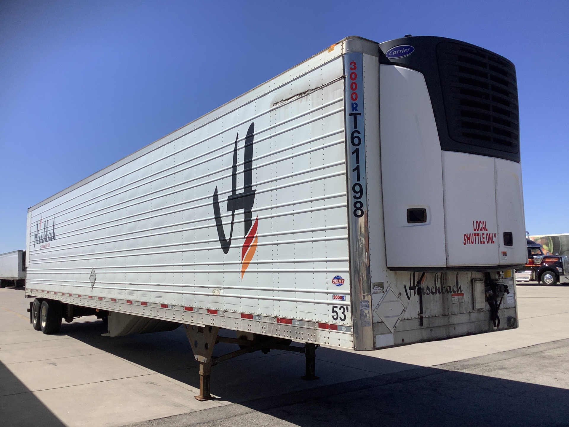 2016 Utility VS2RA 53 ft x 102 in T/A Refrigerated Trailer
