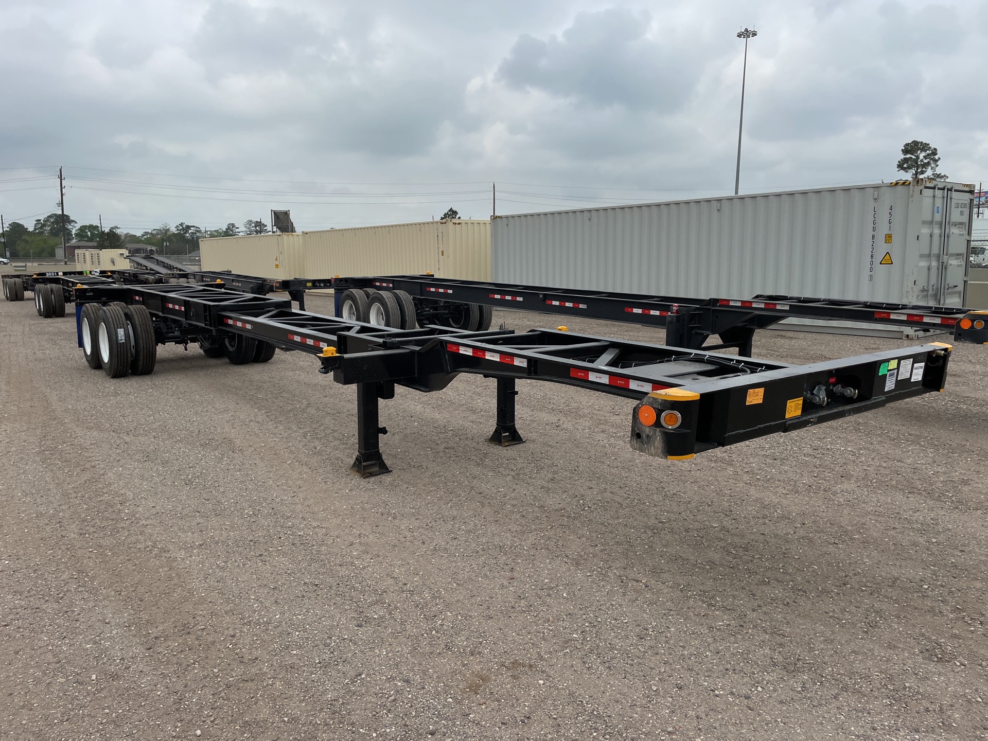 2023 Atro T/A Extendable 20 ft -40 ft Container Trailer (Unused)