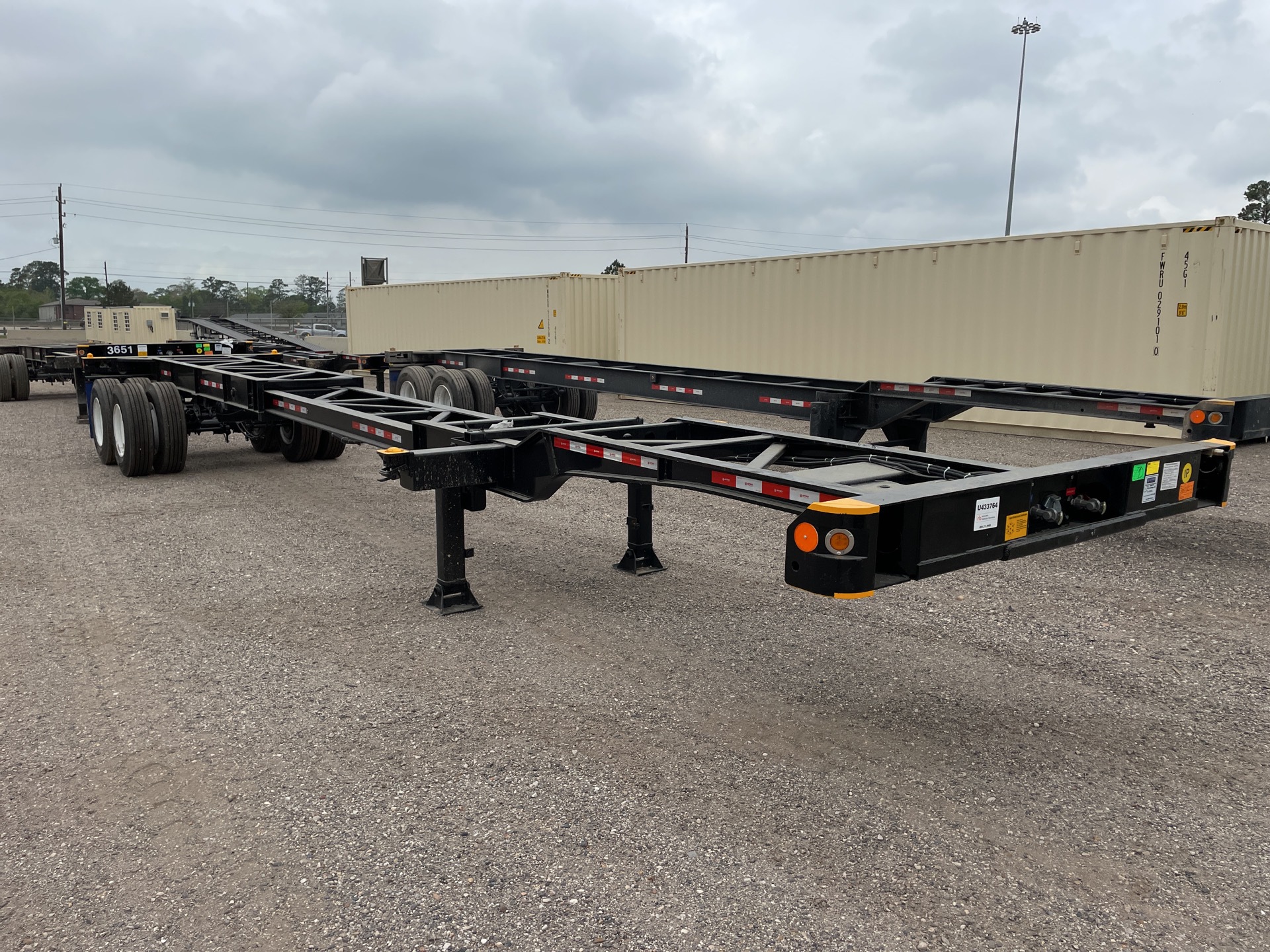 2023 Atro T/A Extendable 20 ft -40 ft Container Trailer (Unused)