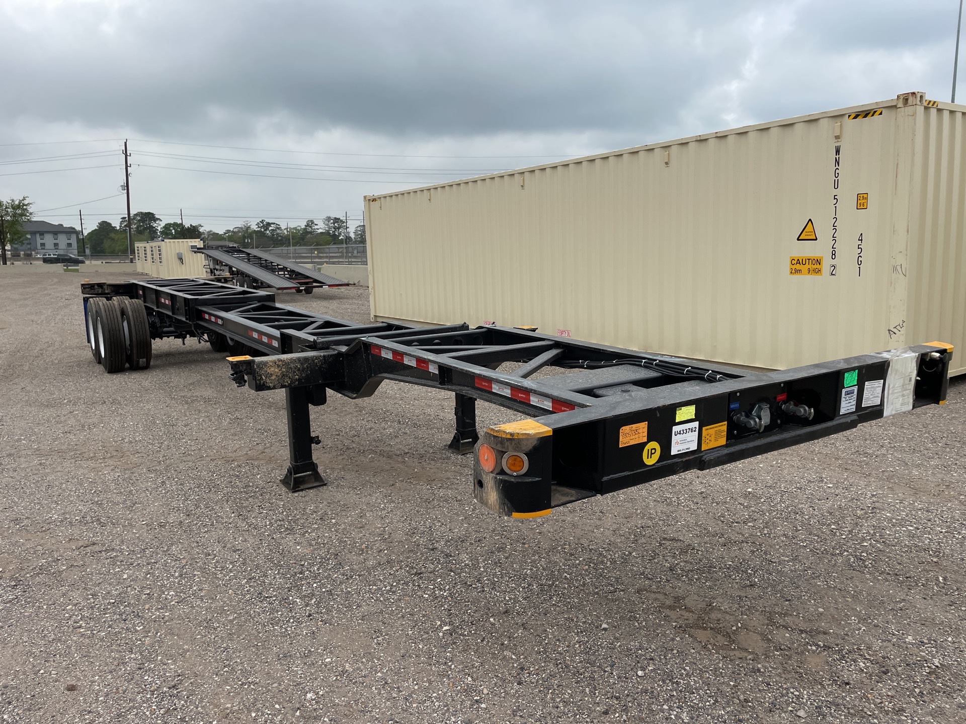 2023 Atro T/A Extendable 20 ft -40 ft Container Trailer (Unused)