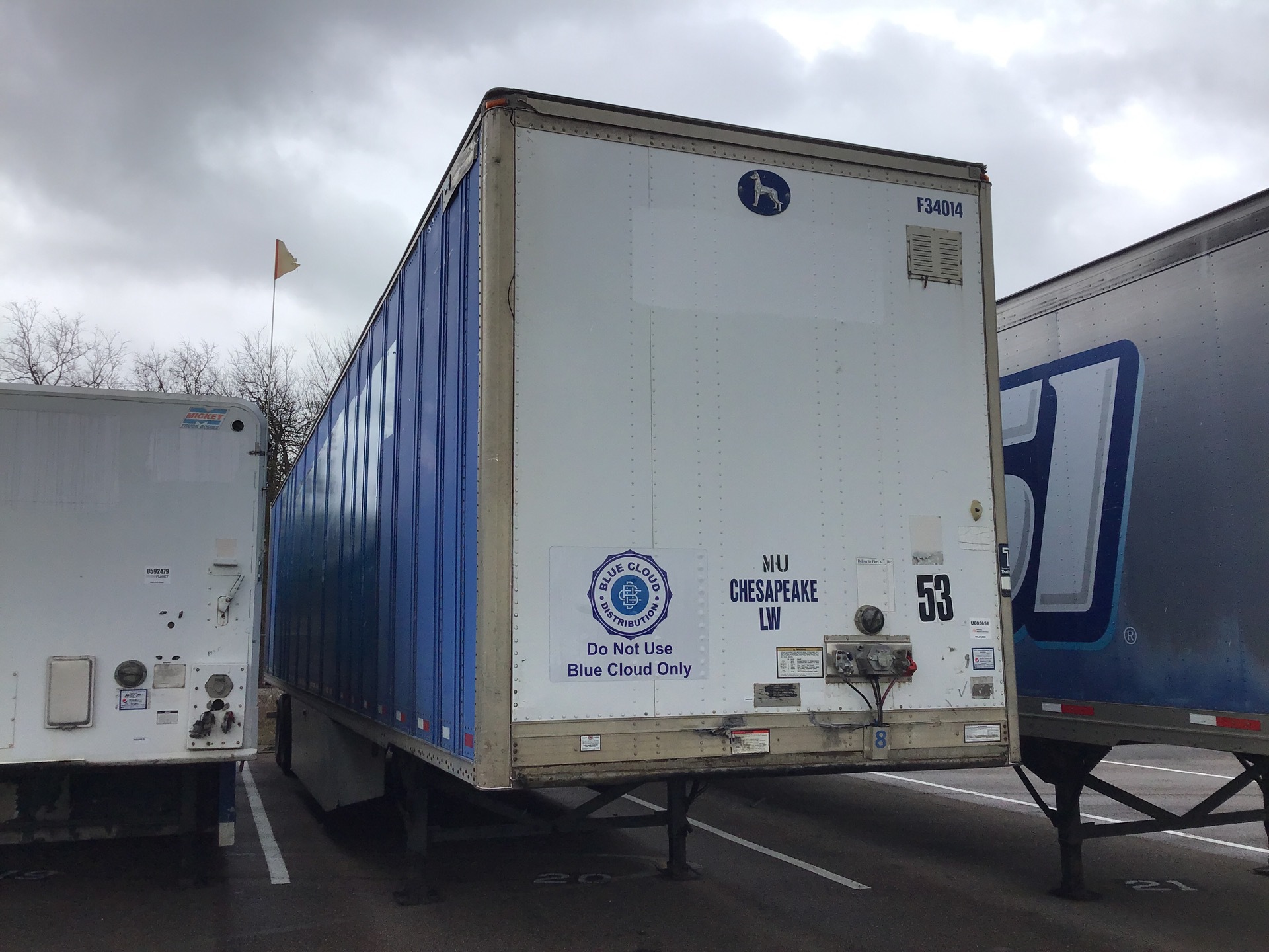 2006 Great Dane 53 ft x 102 in T/A Van Trailer