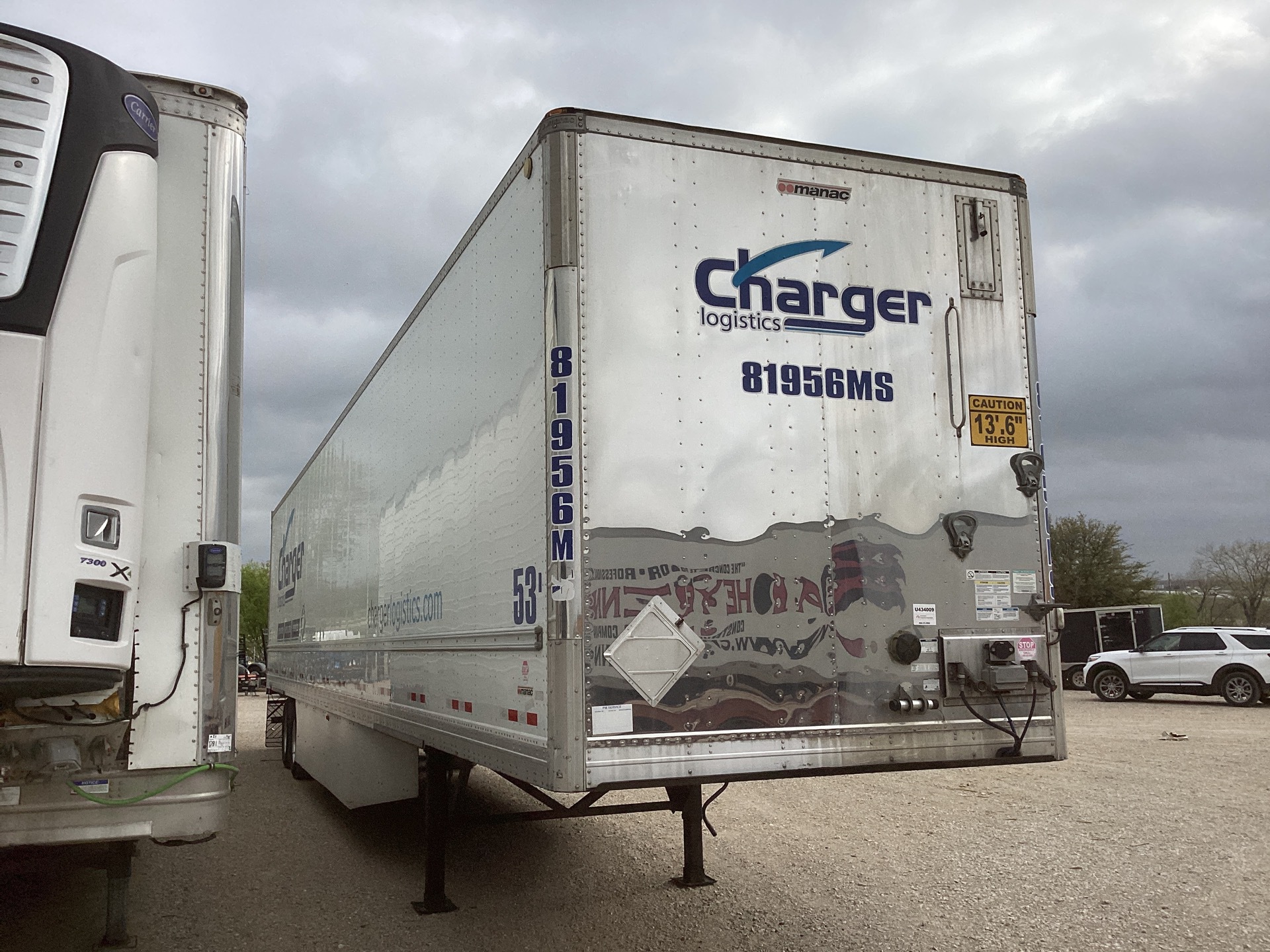 2020 Manac 94253001 53 ft x 102 in T/A Van Trailer