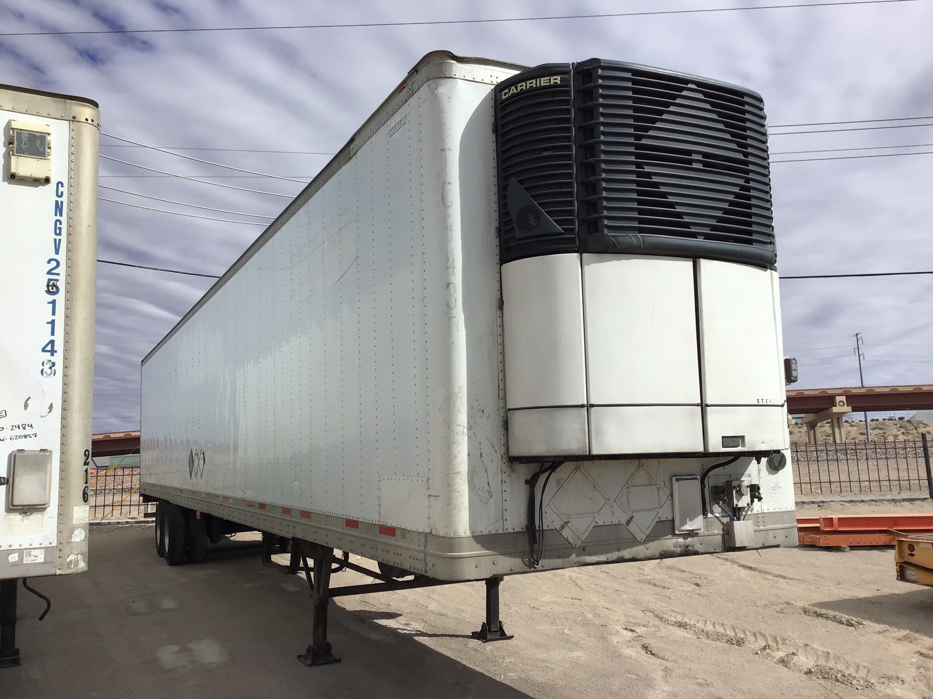 2007 Wabash RFLWHSA 53 ft T/A Refrigerated Trailer