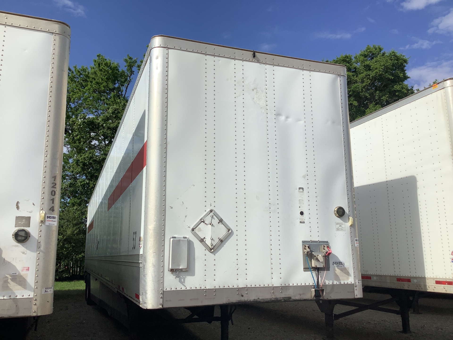 2012 Wabash  Van Trailer