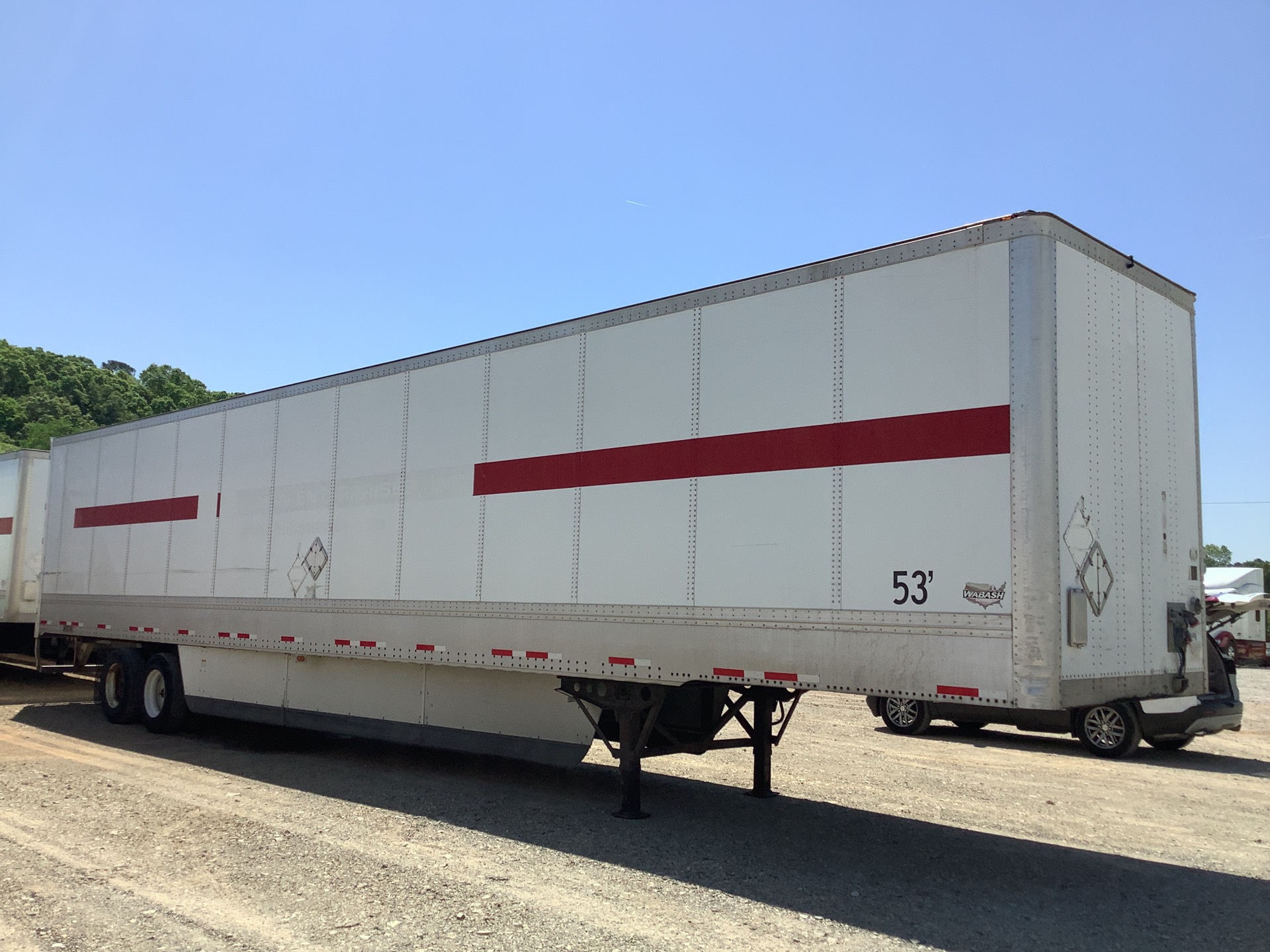 2012 Wabash DVHDHPC 52 ft T/A 53 FT Van Trailer
