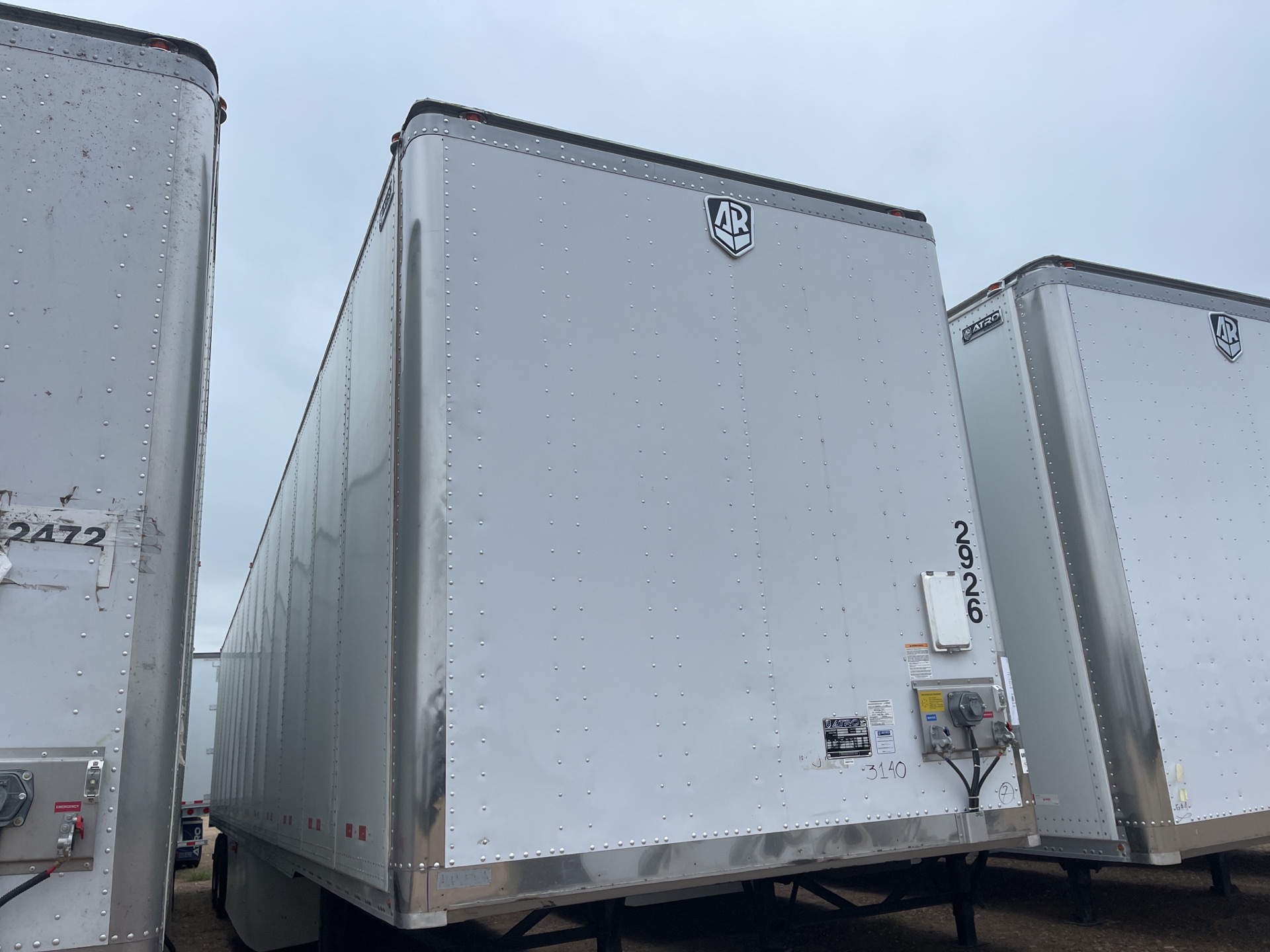 2023 Atro 53 ft x 102 in T/A Van Trailer (unused)