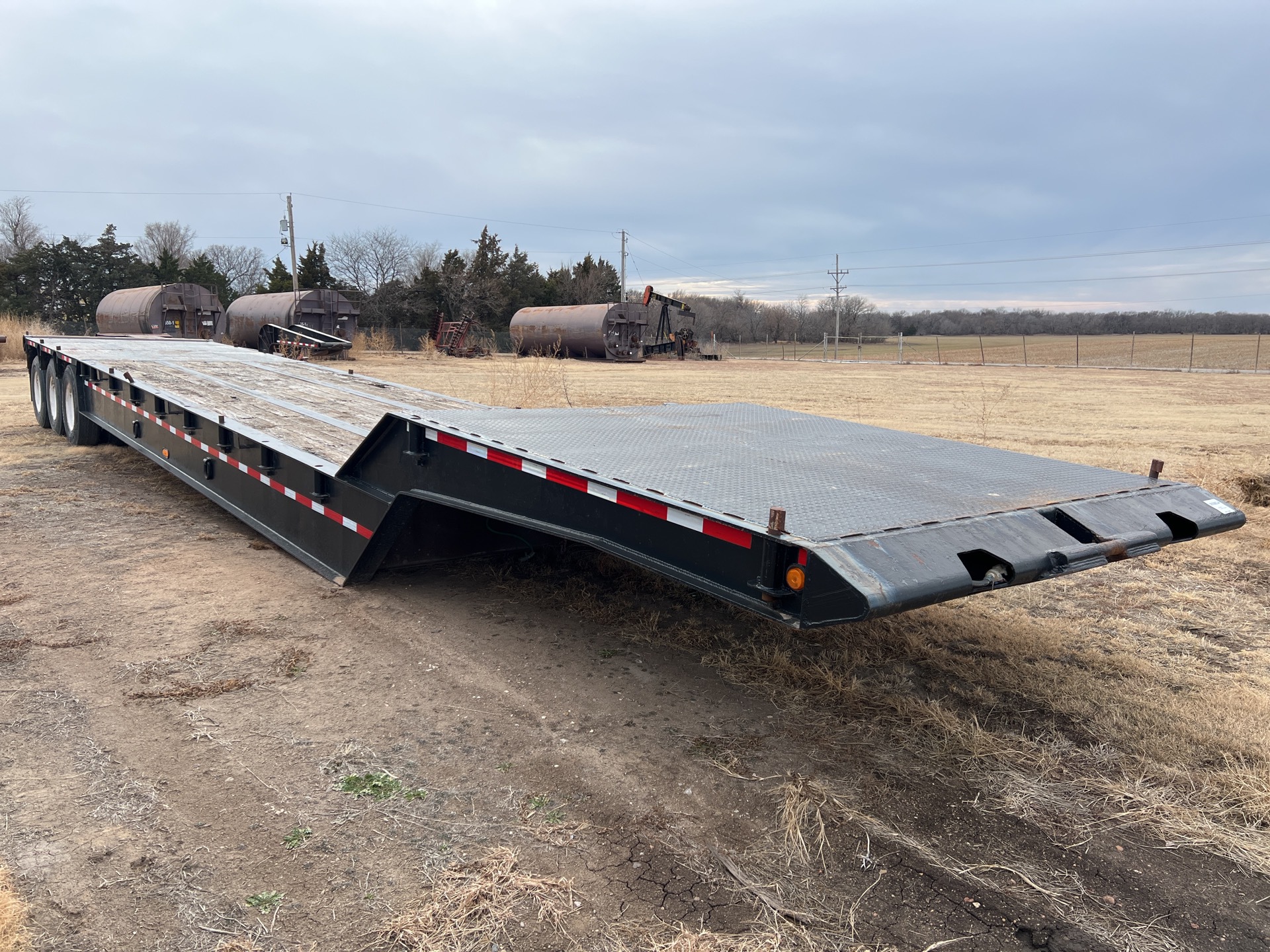 2007 Trail-Eze TE100-OF50D 100000 lb 50 ft x 102 in Tri/A Oilfield Trailer