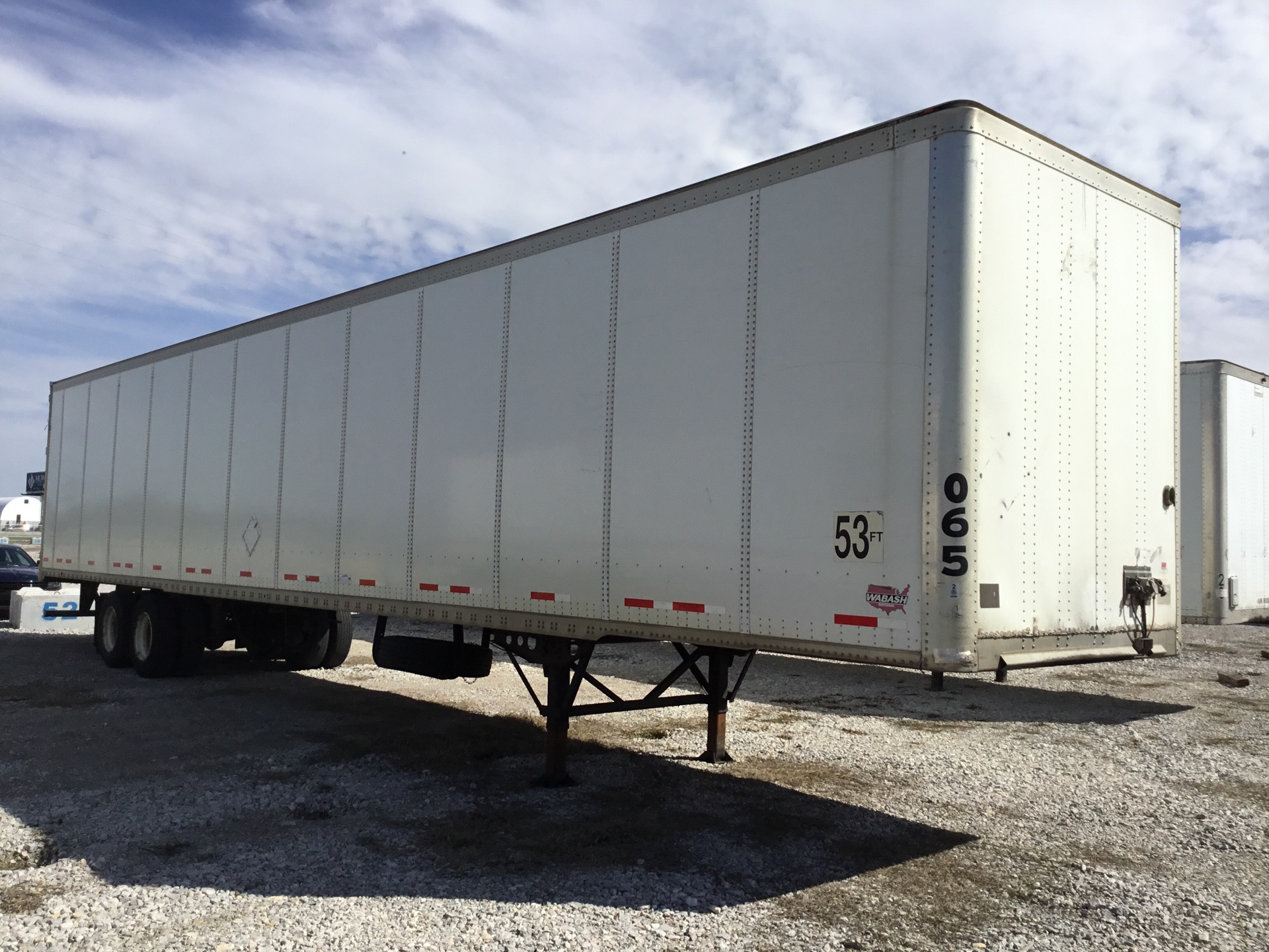 2011 Wabash DVCVHPC 53 ft T/A Van Trailer
