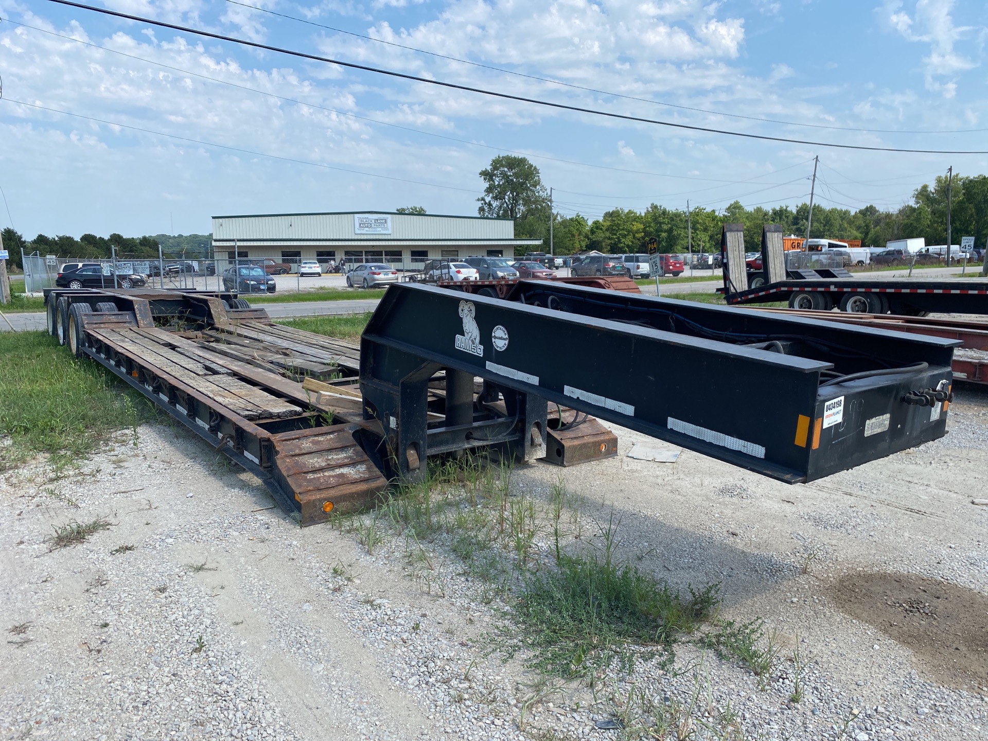 2004 Fontaine RAM50S 50 ton Tri/A Removable Gooseneck Lowboy Trailer