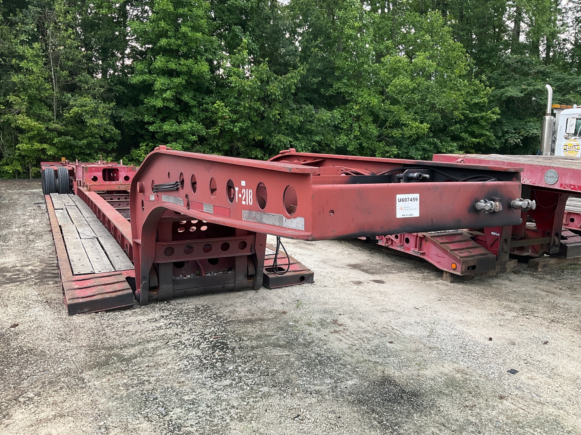 1998 Fontaine 503NGB Tri/A Removable Gooseneck Lowboy Trailer