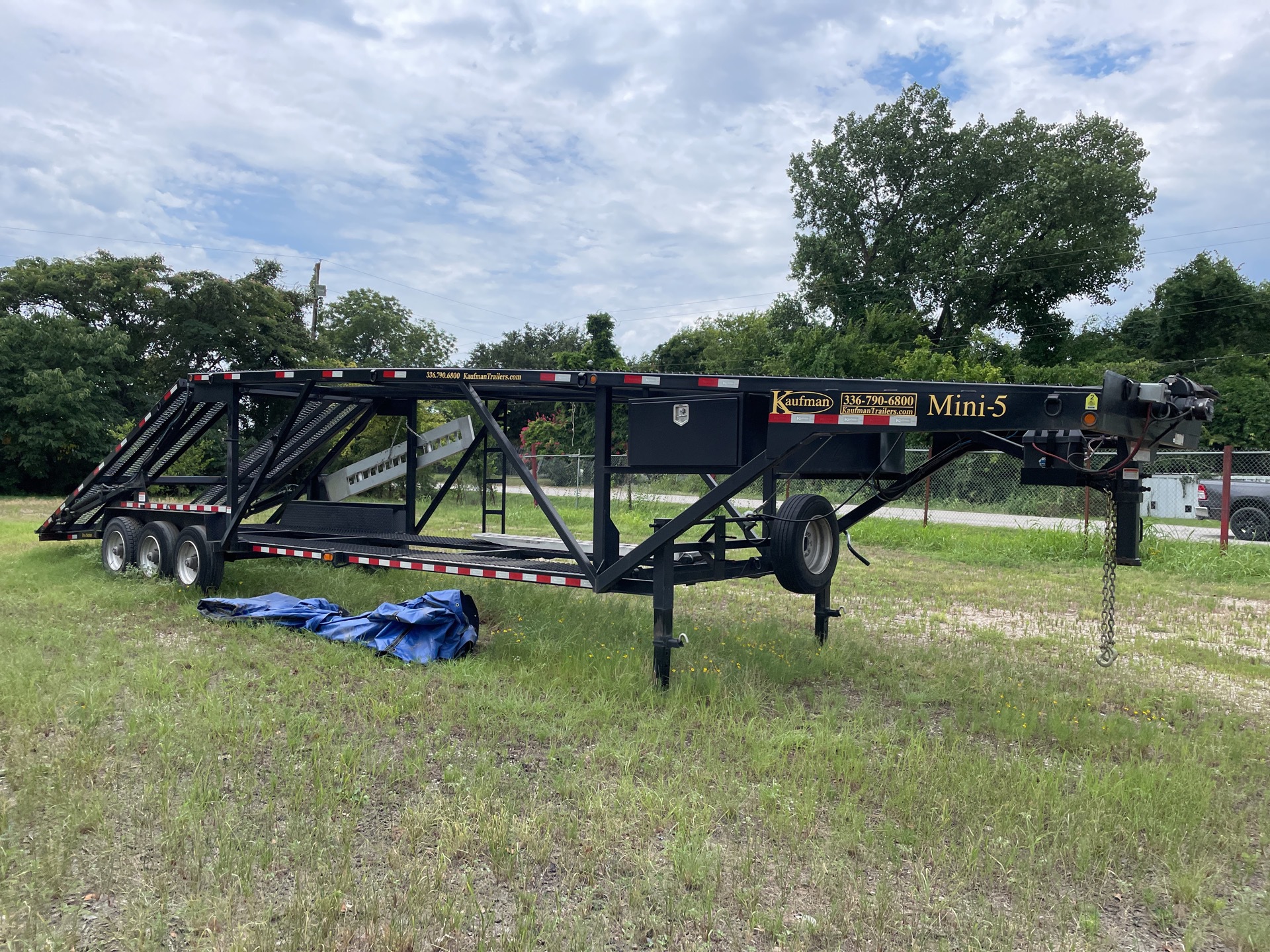 2022 Kaufman  Tri/A 5 Car Open Car Carrier Trailer