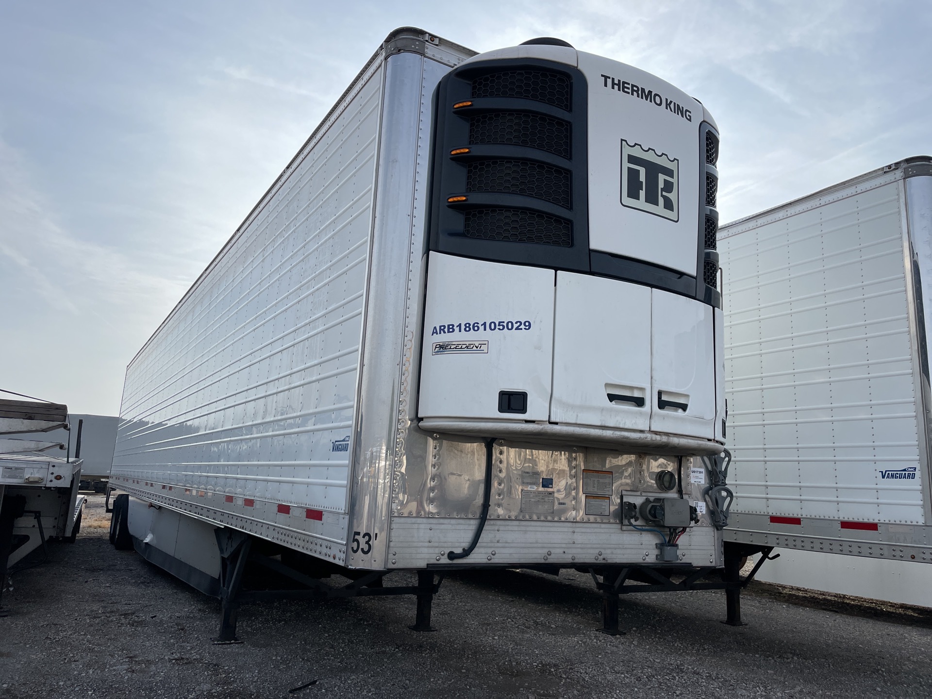 2019 Vanguard 1RBR5305 T/A Refrigerated Trailer
