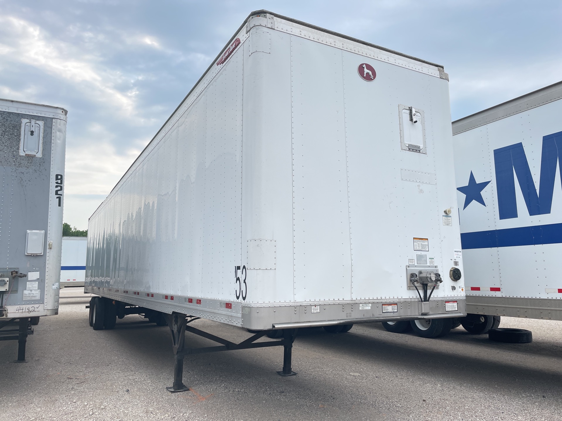 2017 Great Dane CS1 53 ft T/A Van Trailer