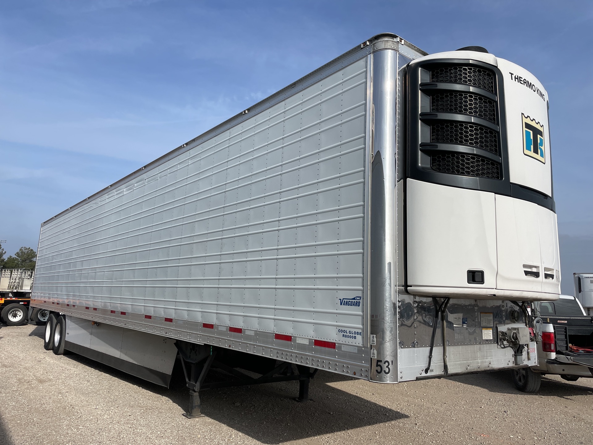 2018 Vanguard 1RBR5305 53 ft x 102 in T/A Refrigerated Trailer