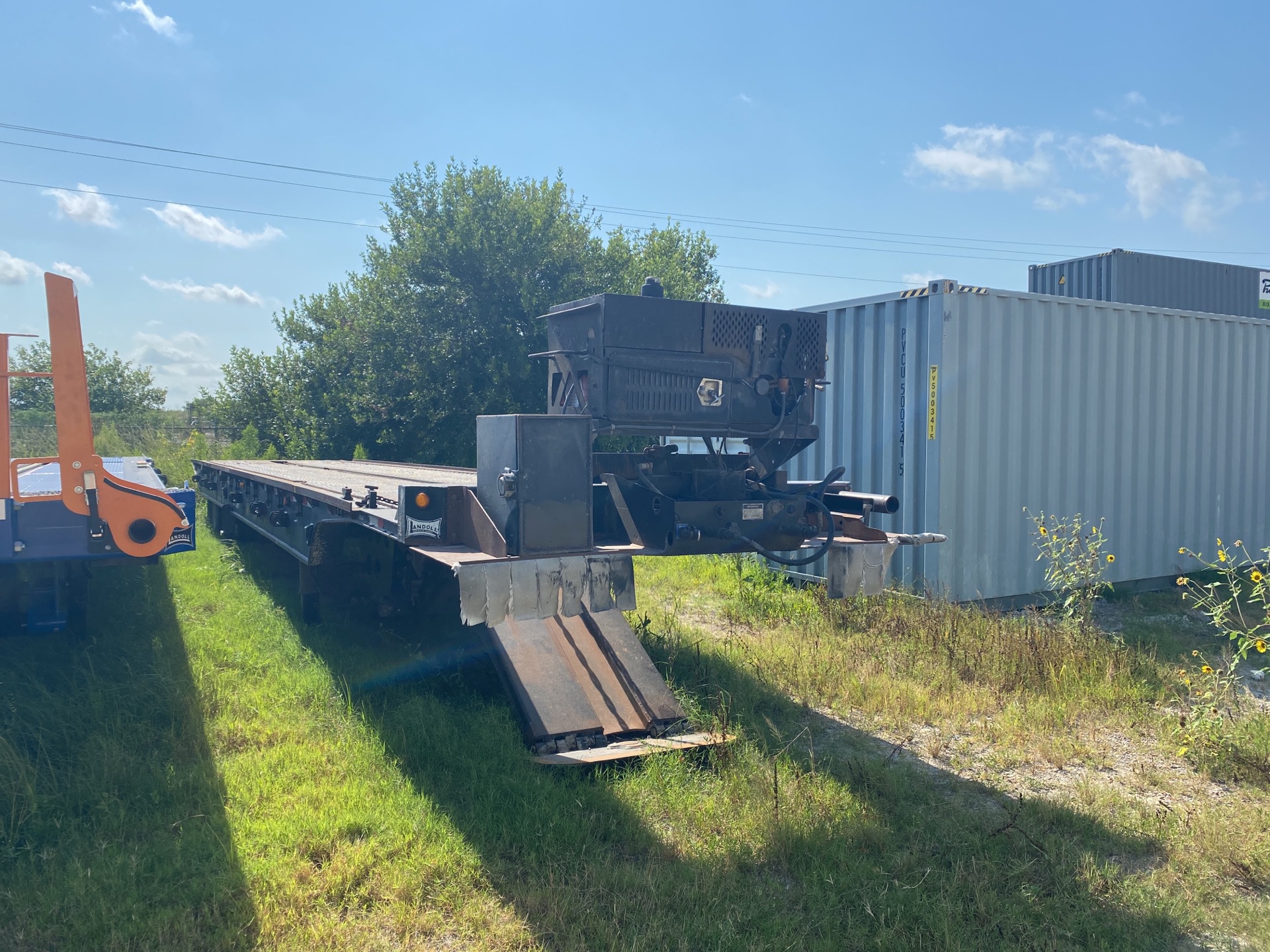 2007 Landoll 48 ft S/A Sliding Axle Trailer