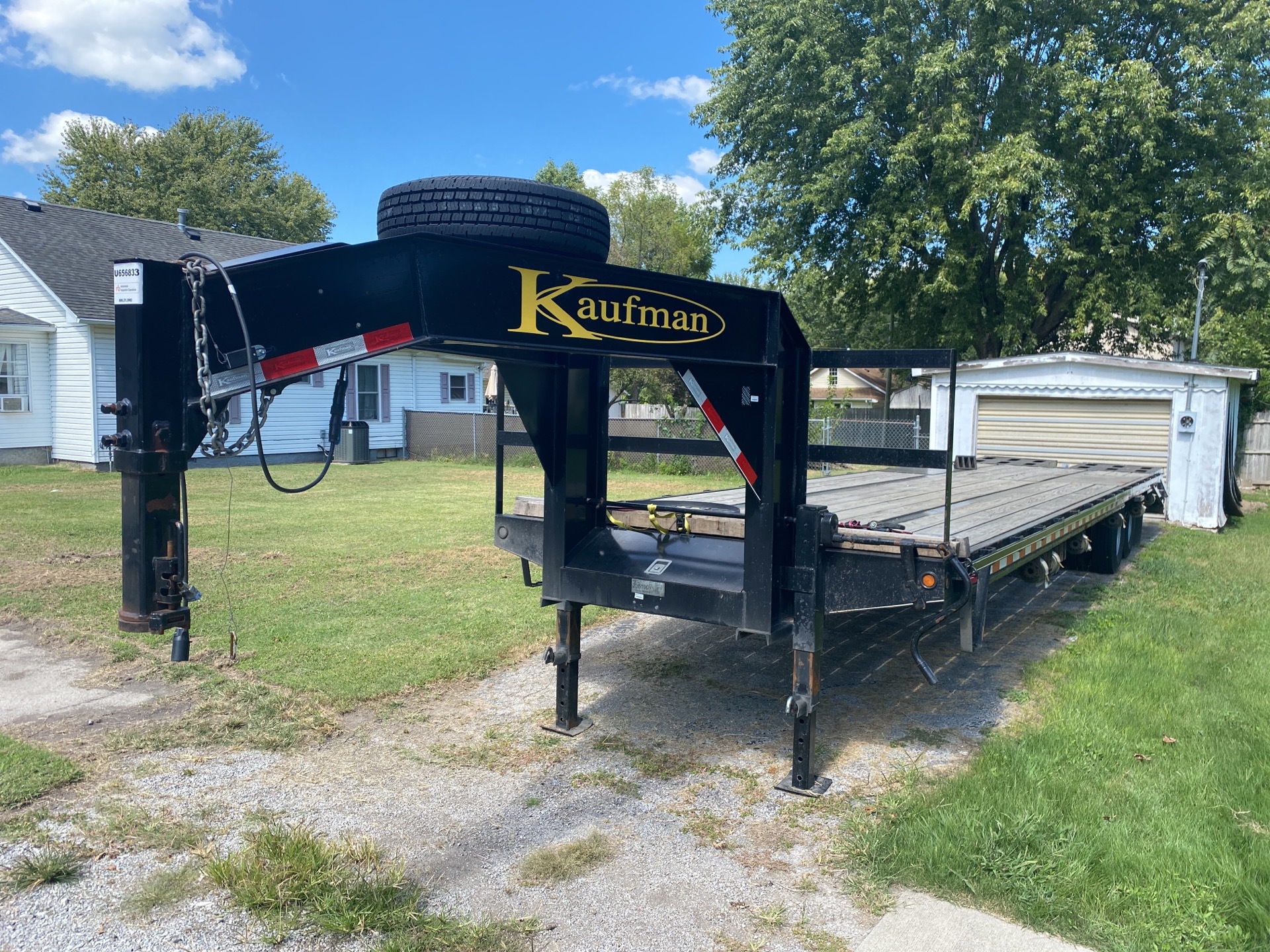 2022 Kaufman FH-10K-35D 35 ft T/A Gooseneck Flatbed Trailer